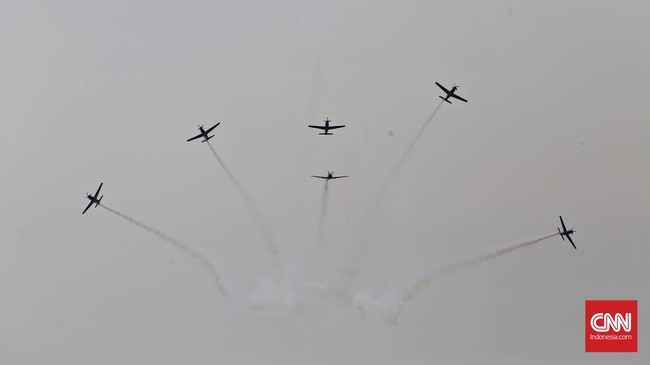 TNI AU akan melakukan atraksi udara atau flypast di atas Istana Kepresidenan Jakarta saat perayaan Hari Ulang Tahun ke-77 Kemerdekaan.