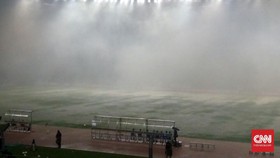 Buruknya Drainase SUGBK, Trofeo Persija pun Terganggu