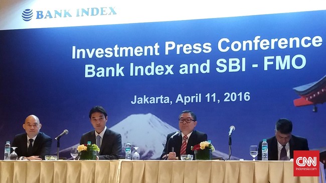 Presiden Direktur Bank Index Charlie Paulus menyebut suntikan modal akan membantu Bank Index dalam mengembangkan bisnis berbasis teknologi digital.
