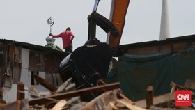 Kampung Pasar Ikan Rata dengan Tanah