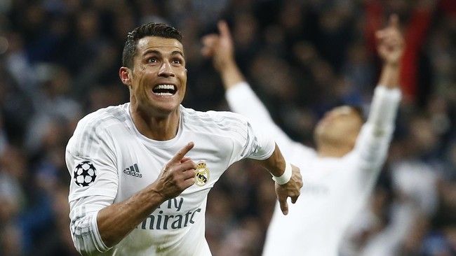 Setelah mencetak dua gol cepat pada menit ke-16 dan ke-17, penyerang Real Madrid mencetak gol lagi ke gawang VfL Wolfsburg di menit ke-77.