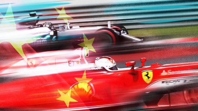 Nico Rosberg yang memulai balapan dari posisi pole akan mengejar kemenangan ketiga di musim ini. Ikuti menit per menit GP China bersama CNN Indonesia.