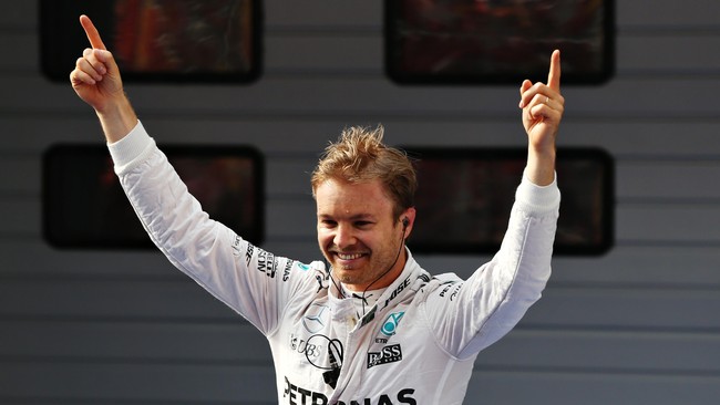 Nico Rosberg akan memulai balapan GP Jerman di Sirkuit Hockenheim, Minggu (31/7), dari posisi pole setelah menjadi yang tercepat pada babak kualifikasi.