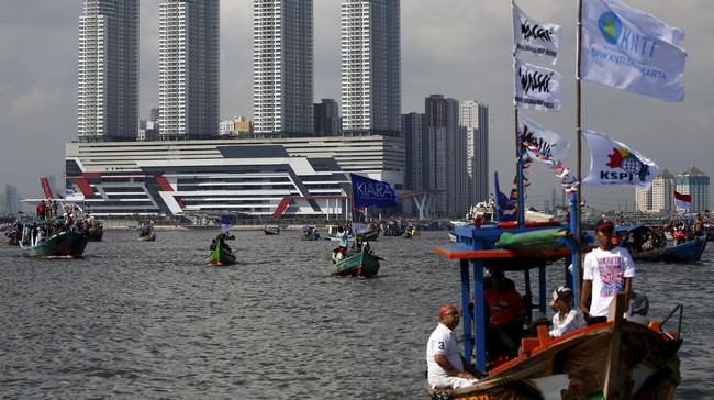 Reklamasi Teluk Jakarta tak hanya dirasakan warga pesisir ibu kota, namun juga warga Banten dan Jawa Barat.