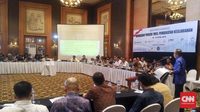Lembaga Ketahanan Nasional bekerja sama dengan Kemenkopolhukam untuk menjamin kemanan acara Siposium Tragedi 1965.