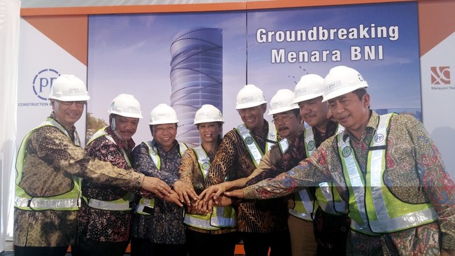 Direktur Utama BNI Achmad Baiquni yakin Menara BNI yang akan berdiri di Jalan Pejompongan Raya V, Jakarta Pusat mampu menjadi ikon baru di Jakarta.