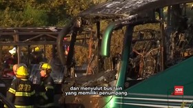 Bus Israel Terbakar, 20 Penumpang Jadi Korban