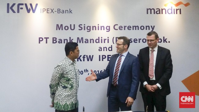 KfW Ipex-Bank, anak usaha KfW Group Jerman, membuka peluang kerja sama pembiayaan dengan bank nasional lainnya di masa depan.