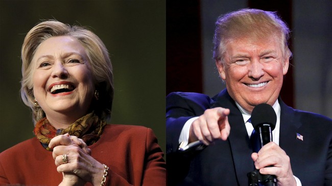 Pasca rangkaian serangan pada akhir pekan lalu, kedua calon presiden berlomba untuk menunjukkan kekuatan mereka untuk melindungi Amerika dari teror.