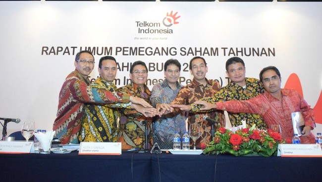 PT Telekomunikasi Indonesia, Tbk. (Telkom) memutuskan 60% dari Rp 15,49 triliun total laba bersih Perseroan dibagikan sebagai dividen.