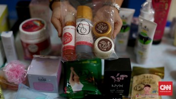 Jutaan Kosmetik Ilegal Disita BPOM dari Gudang di Tangerang