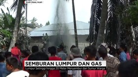 Semburan Lumpur dan Gas di Aceh
