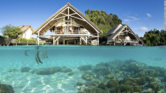Seiring penambahan wisatawan diving, yang diuntungkan bukan hanya pendapatan daerah setempat, tapi juga area keseluruhan sekitar laut, misalnya resor.