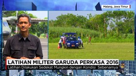 Latihan dilakukan di Lanud Abdurahman Saleh