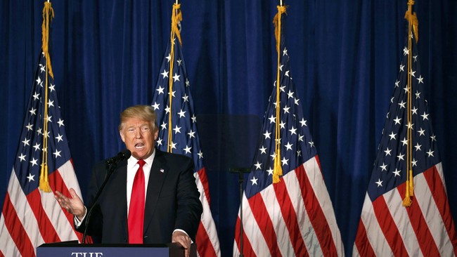 Kandidat Presiden Amerika Serikat dari Partai Republik ini juga menyatakan ingin memperbaiki ketegangan antara AS dengan Rusia dan China.
