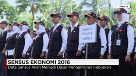 Pelepasan Petugas Sensus Ekonomi 2016