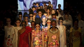 Kemeriahan Panggung Busana Sao Paulo Fashion Week