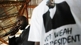 George Weah Mencalonkan Diri Jadi Presiden Liberia