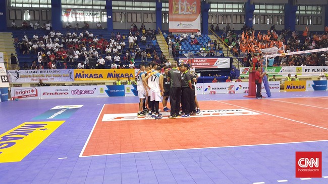 Jakarta BNI Taplus berhasil menaklukkan Jakarta Pertamina Energi dengan skor telak 3-0.