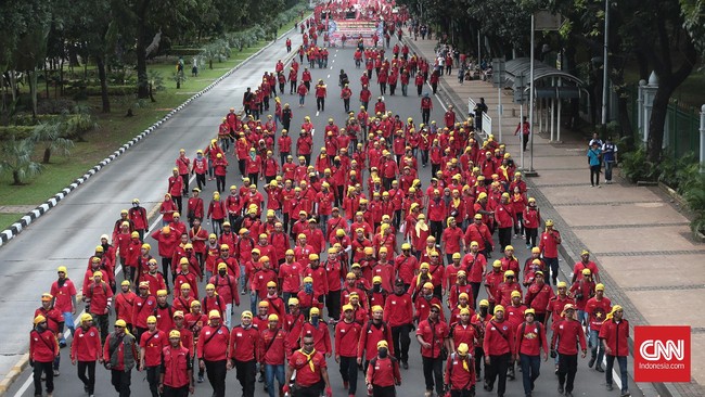 Kawasan yang diprediksi terdampak unjuk rasa buruh antara lain Monas, Harmoni, Budi Kemuliaan, dan Pejambon.