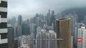 Cara Hong Kong Gunakan Bambu untuk Mencakar Langit