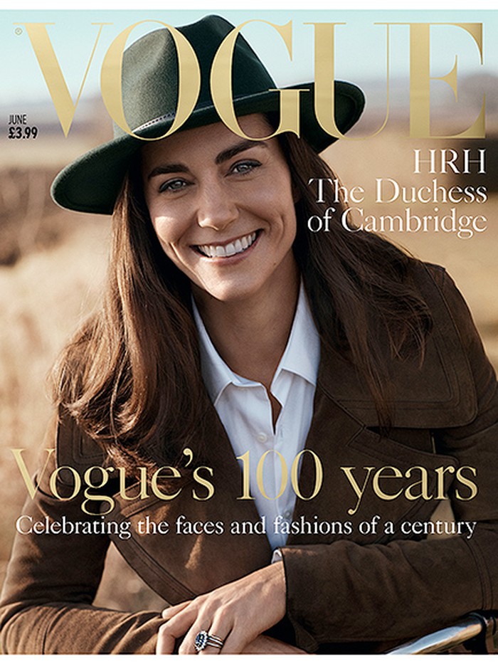 Kate Middleton di majalah Vogue Inggris