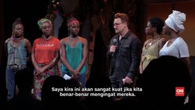 Bono 'U2' dan Nyong'O Kenang Korban Penculikan Boko Haram