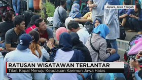 Wisatawan Karimunjawa Terlantar Tidak Kebagian Tiket