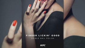 KFC Memproduksi Cat Kuku Rasa Ayam Goreng