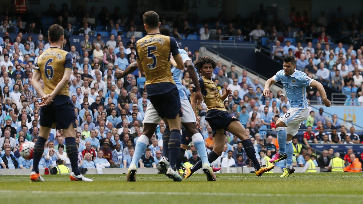 Potret Laga Imbang ManCity Vs Arsenal