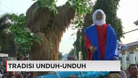 Umat Kristen Jombang Gelar Tradisi Unduh-unduh
