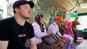 Pria Perancis Pengurai Macet Jakarta