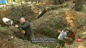 Relawan Rusia Cari Jasad Tentara Soviet yang Belum Ditemukan