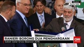 Ranieri Raih Predikat Pelatih Terbaik