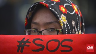 Aksi Siswa Ambon Tuntut UU Penghapusan Kekerasan Seksual
