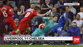 Chelsea Tahan Imbang Liverpool di Anfield