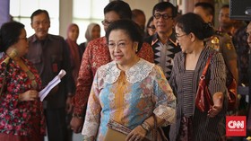 Megawati Hadiri Penutupan Rapimnas I Partai Golkar