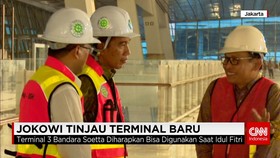 Presiden Tinjau Terminal Baru Bandara Soekarno-Hatta