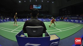 Foto Terbaik Kemenangan Pertama Indonesia di Piala Uber