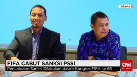Organisasi sepakbola internasional, FIFA, Cabut Sanksi PSSI