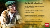 FOTO: Delapan Kidung Sapardi Djoko Damono Penyair Sapardi Djoko Damono meninggal dunia di usia 80 tahun pada Minggu (19/7) pagi. Berikut delapan kidung Sapardi Djoko Damono.