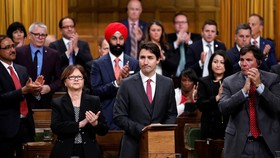 Tak Sengaja Sikut Anggota Parlemen, Trudeau Minta Maaf