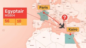 Tak Ada Nama Teroris dalam Manifes Penerbangan EgyptAir