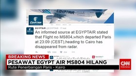 Pesawat Egypt Air Hilang Kontak