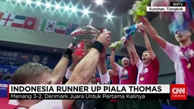 Denmark Juara Baru Piala Thomas, Indonesia Jadi Runner Up