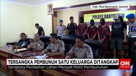 Polisi Tangkap Tersangka Pembunuh Keluarga Tasir