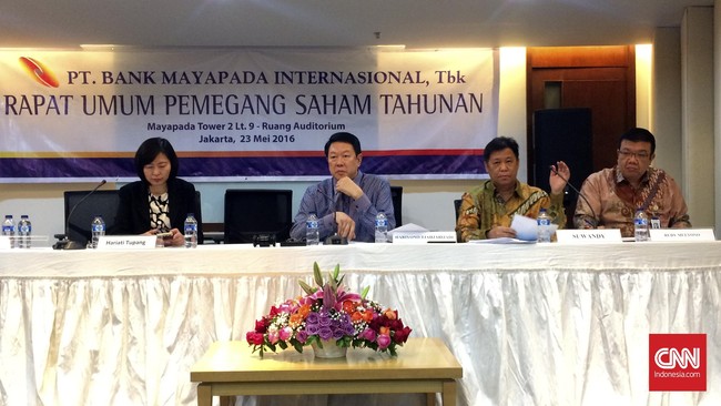 PT Bank Mayapada Internasional Tbk akan melepas 614,91 juta saham baru dengan Hak Memesan Efek Terlebih Dahulu (HMETD) dengan harga Rp100 per saham.