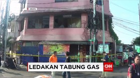 Tabung Gas Sebuah Rumah Makan Padang Di Palmerah Meledak