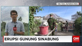 Aktivitas Gunung Api Sinabung Kembali Meningkat