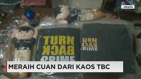 Pendapatan Penjual Kaos Turn Back Crime Turun